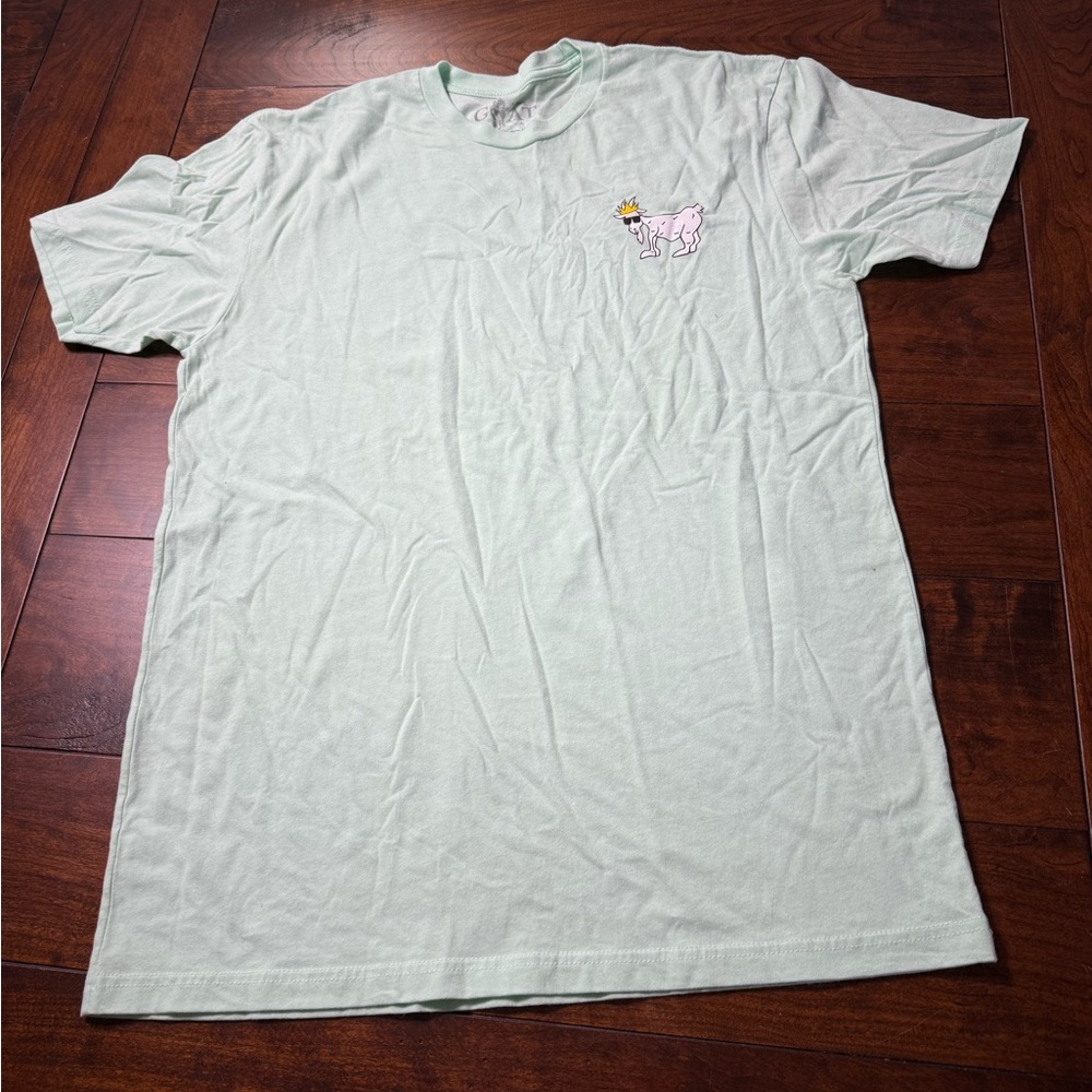 Goat USA Mint Green Graphic T-Shirt